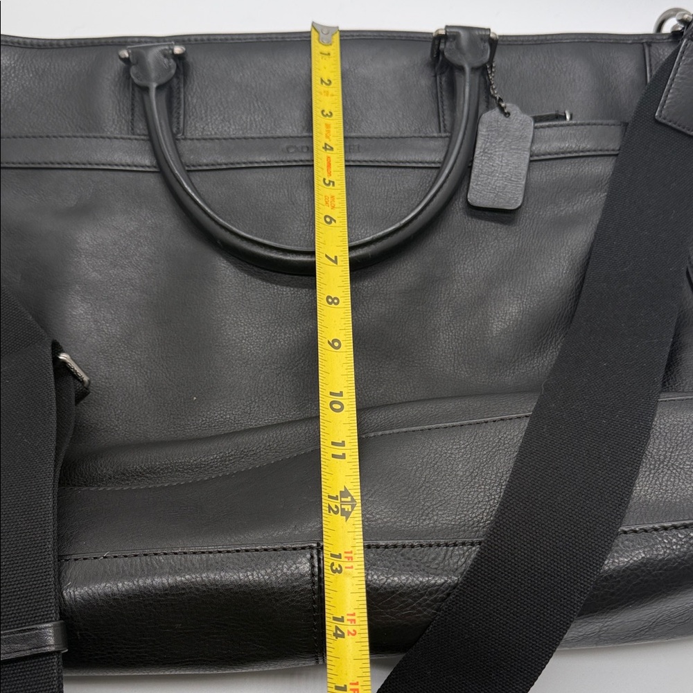 Black Leather Men's Bag - Picture 12 of 14